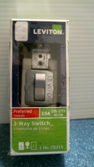 Leviton 3-way Light Switch   (CS315)  FS