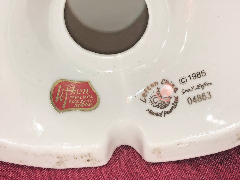 Lefton Madonna Porcelain Lamp Base