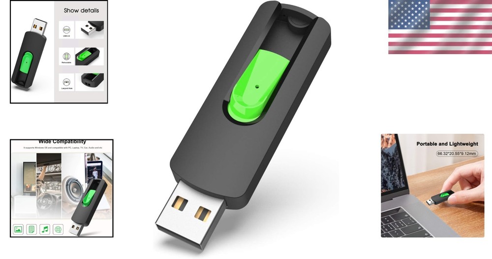 Compact 64GB USB 2.0 Drive - Reliable Data Backup for On-the-Go Users