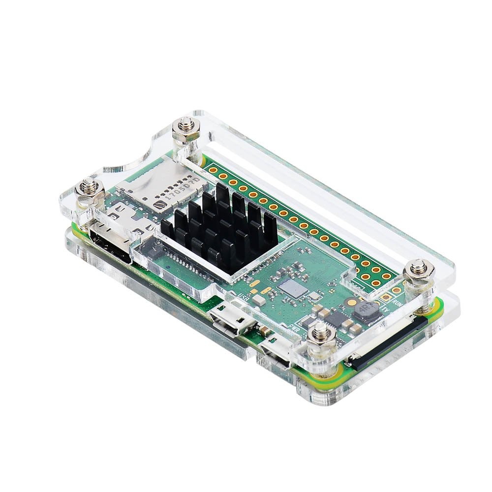 iUniker Raspberry Pi Zero Case, Case for 2 w, with Clear