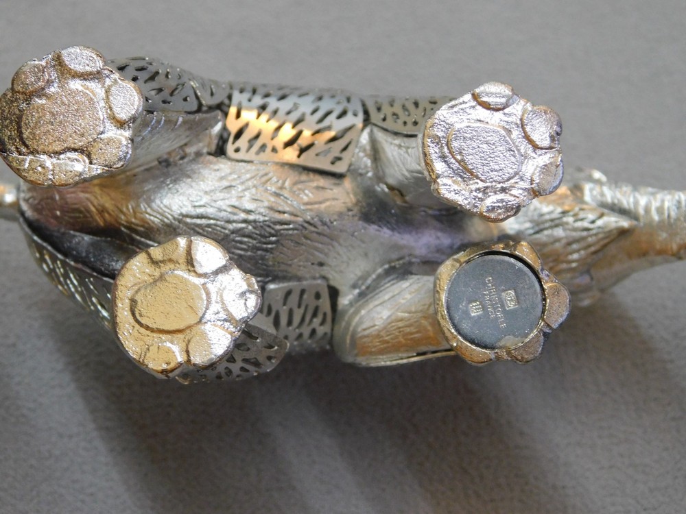 Christofle Lumiere D'Argent Silverplate Elephant Figurine