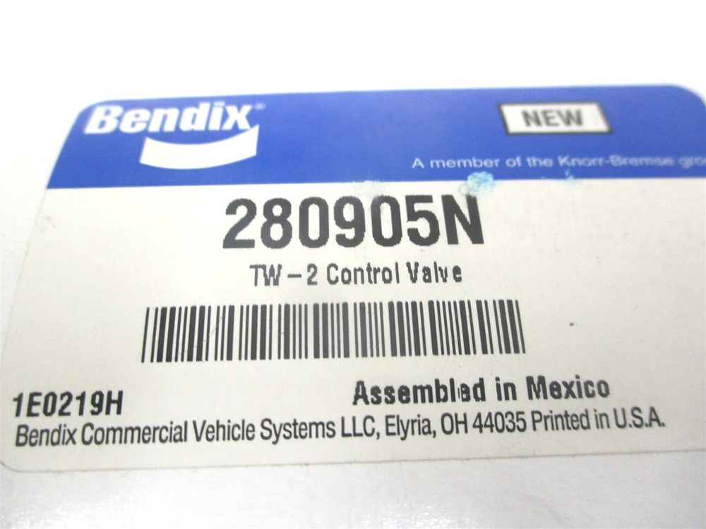 280905N NEW BENDIX TW-2 BASIC CONTROL BRAKE VALVE 2 LEVER POSITIONS