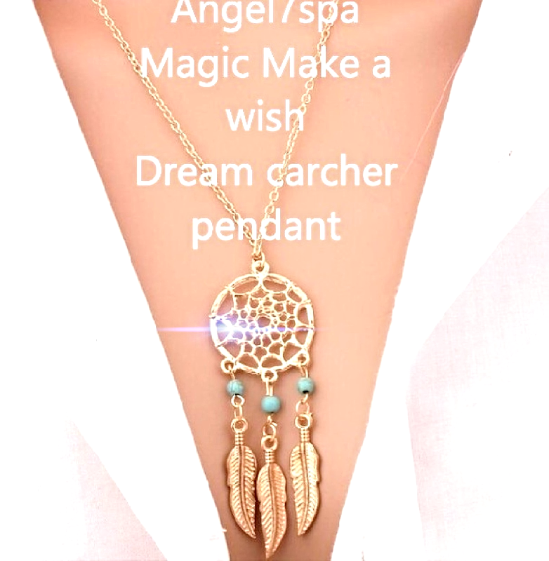 Make a wish come true Magic Dream Catcher necklace Spellbound