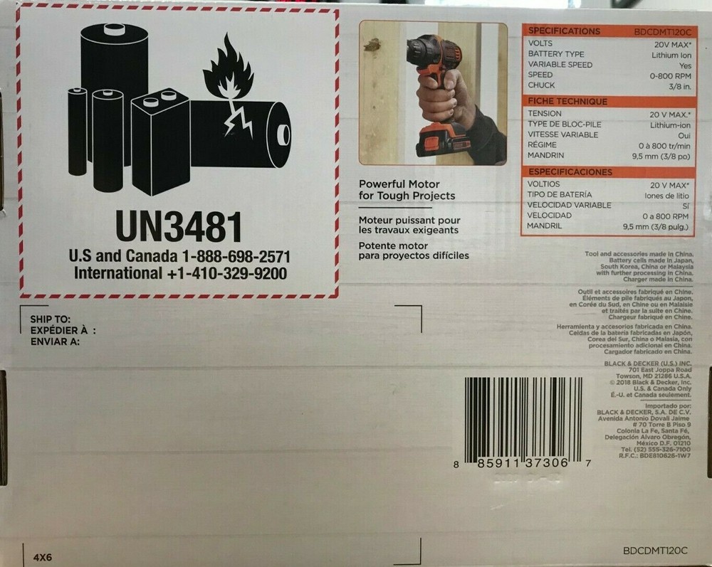 Black & Decker - BDCDMT120C - MATRIX 20V MAX Lithium Drill/Driver
