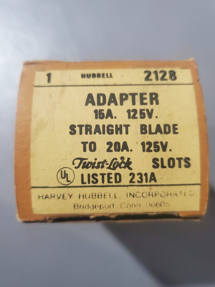 HUBBELL 2128 Adapter