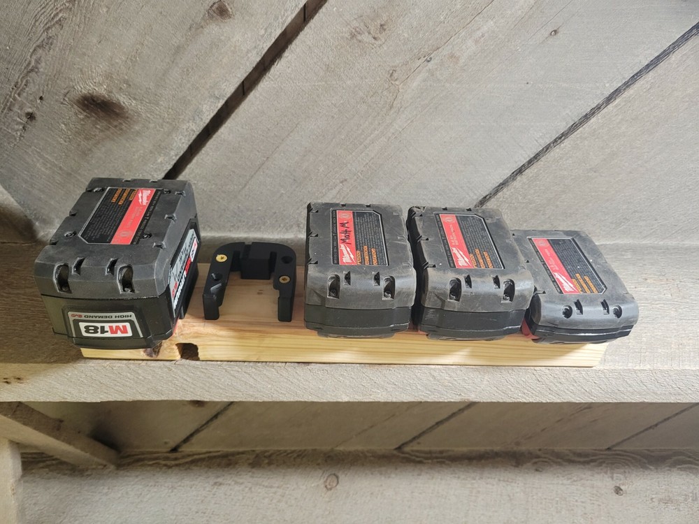 Milwaukee M18 Wall Mount Battery Holder