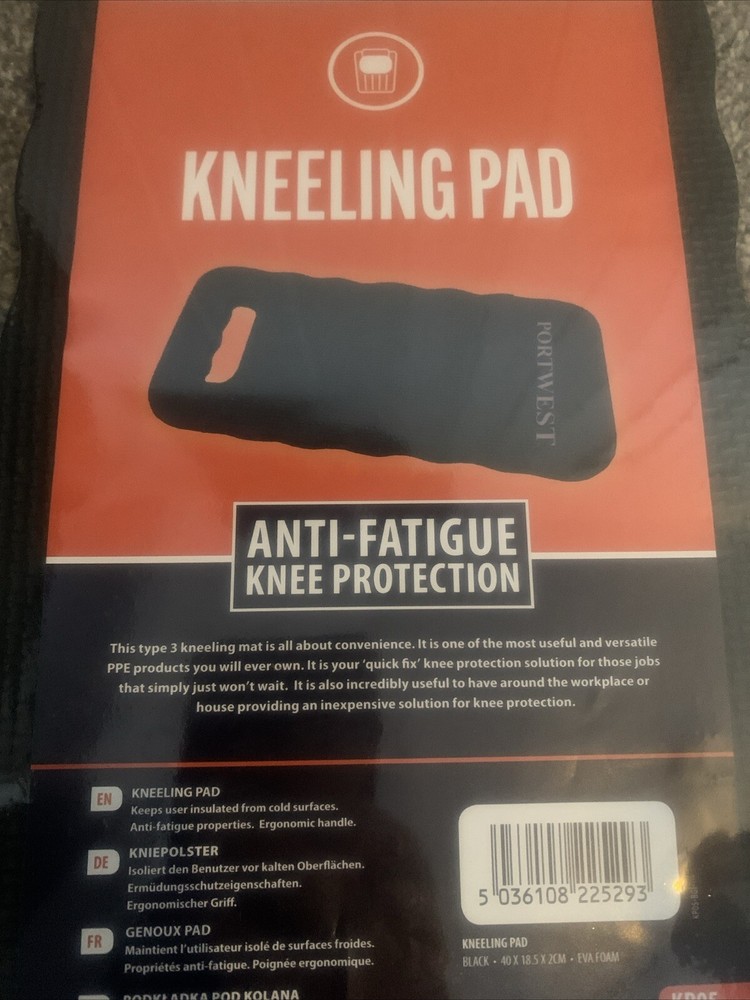 Portwest EVA Type 3 Kneeling Pad Black