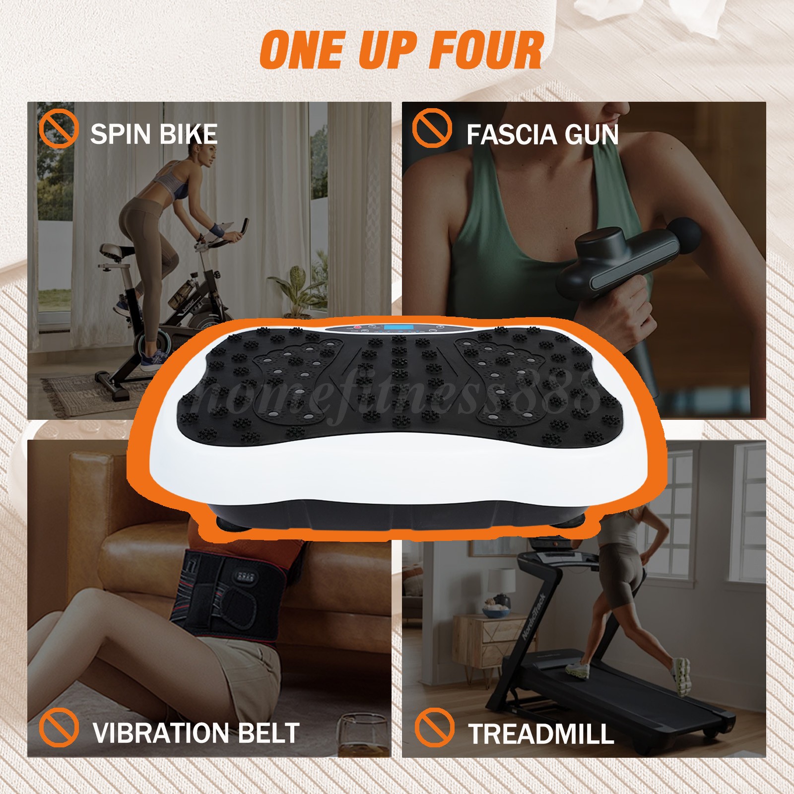 Vibration Platform Plate Whole Body Exercise Fitness Massager Machine Slim NEW