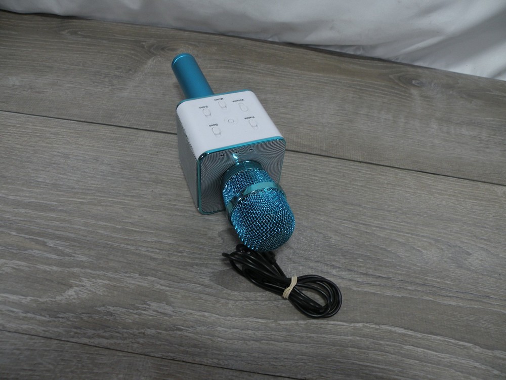 Portable Wireless Bluetooth Karaoke Microphone with Built-in Speaker & Echo