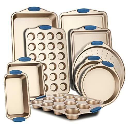 NutriChef NCSBSG60 10-Piece Nonstick Bakeware Set