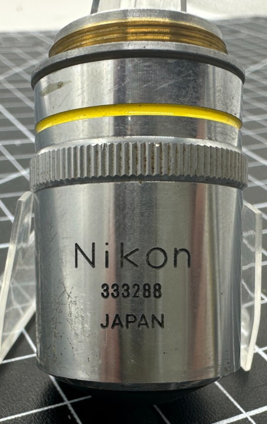 Nikon 333288 M Plan 10 0.25 210/0 Microscope Objective