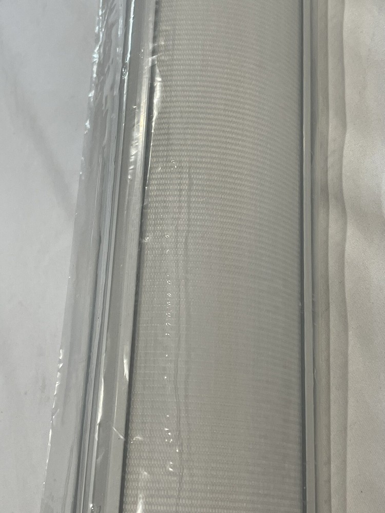 Basic Arctic Cordless Zebra Roller Shade White 58"x72"