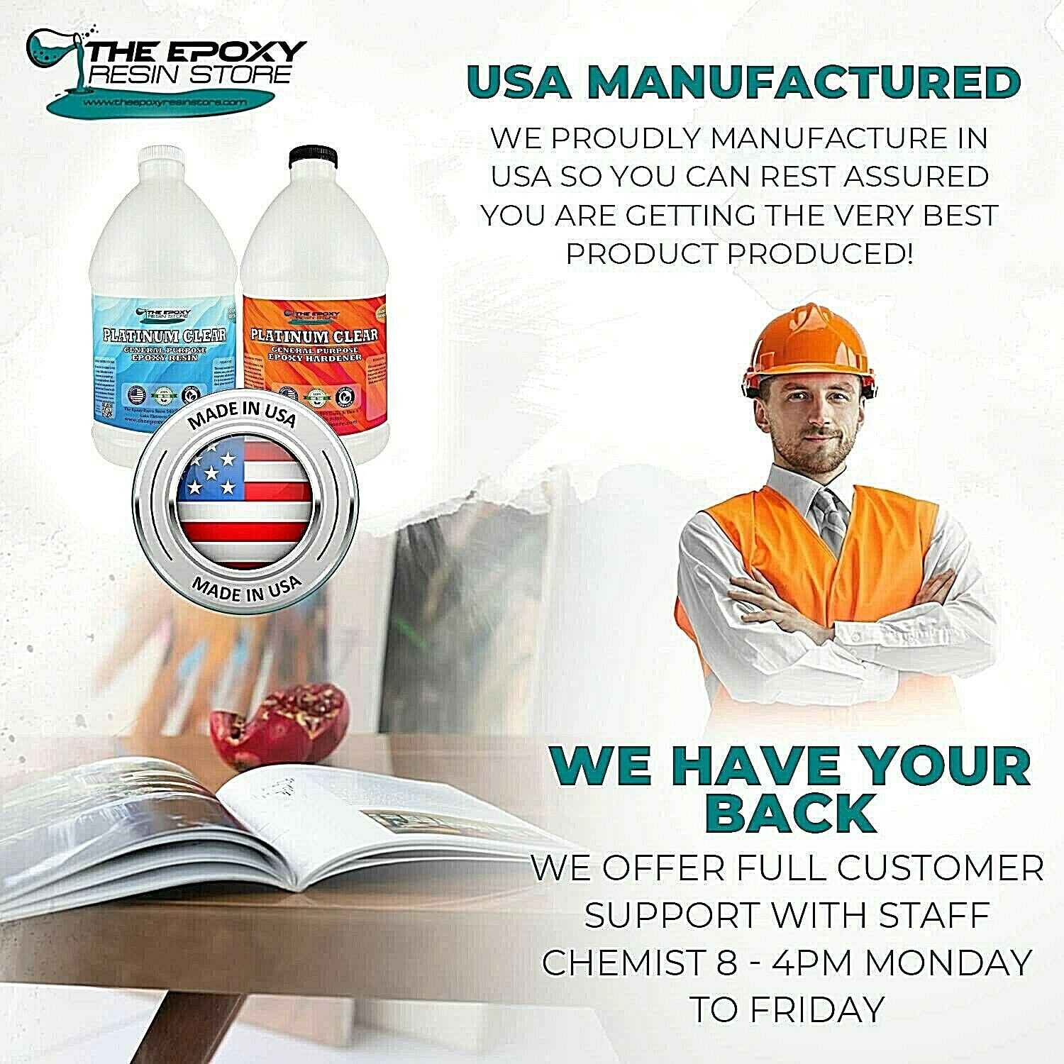 Epoxy Resin Store - self leveling, easy mixing, crafts, coatings, clear - Gallon