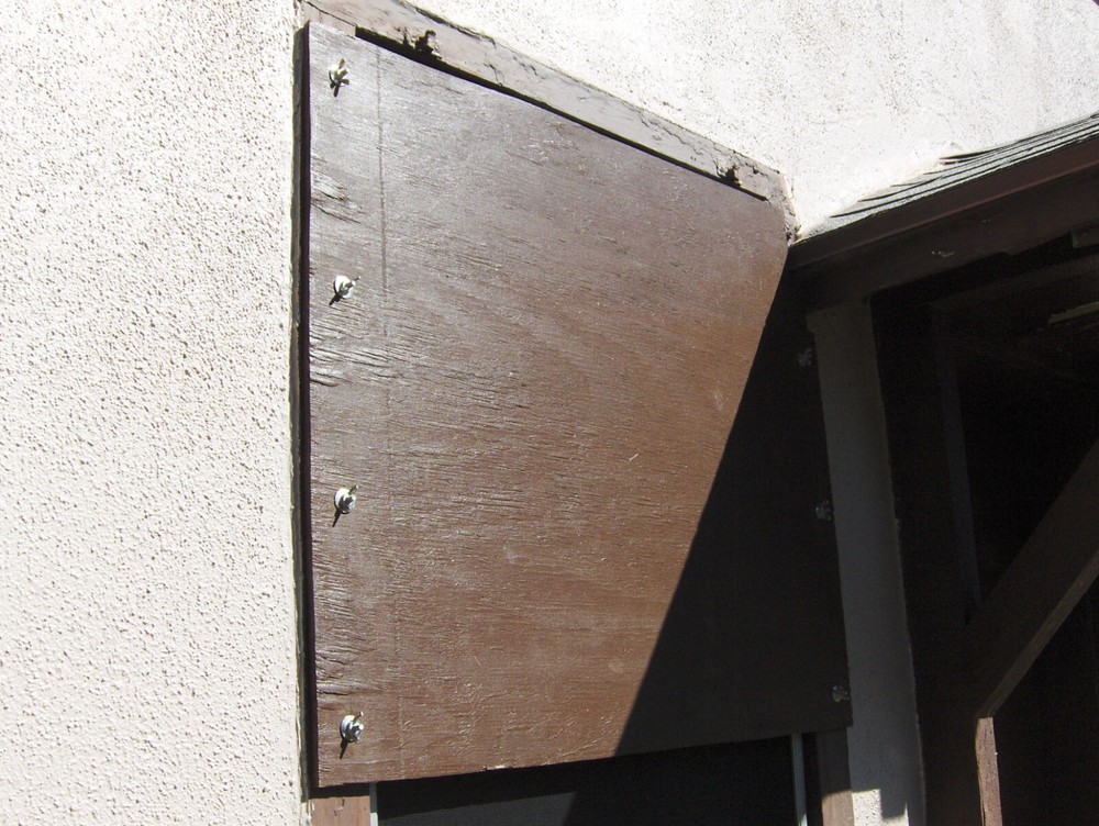 hurricane panel shutter fasteners