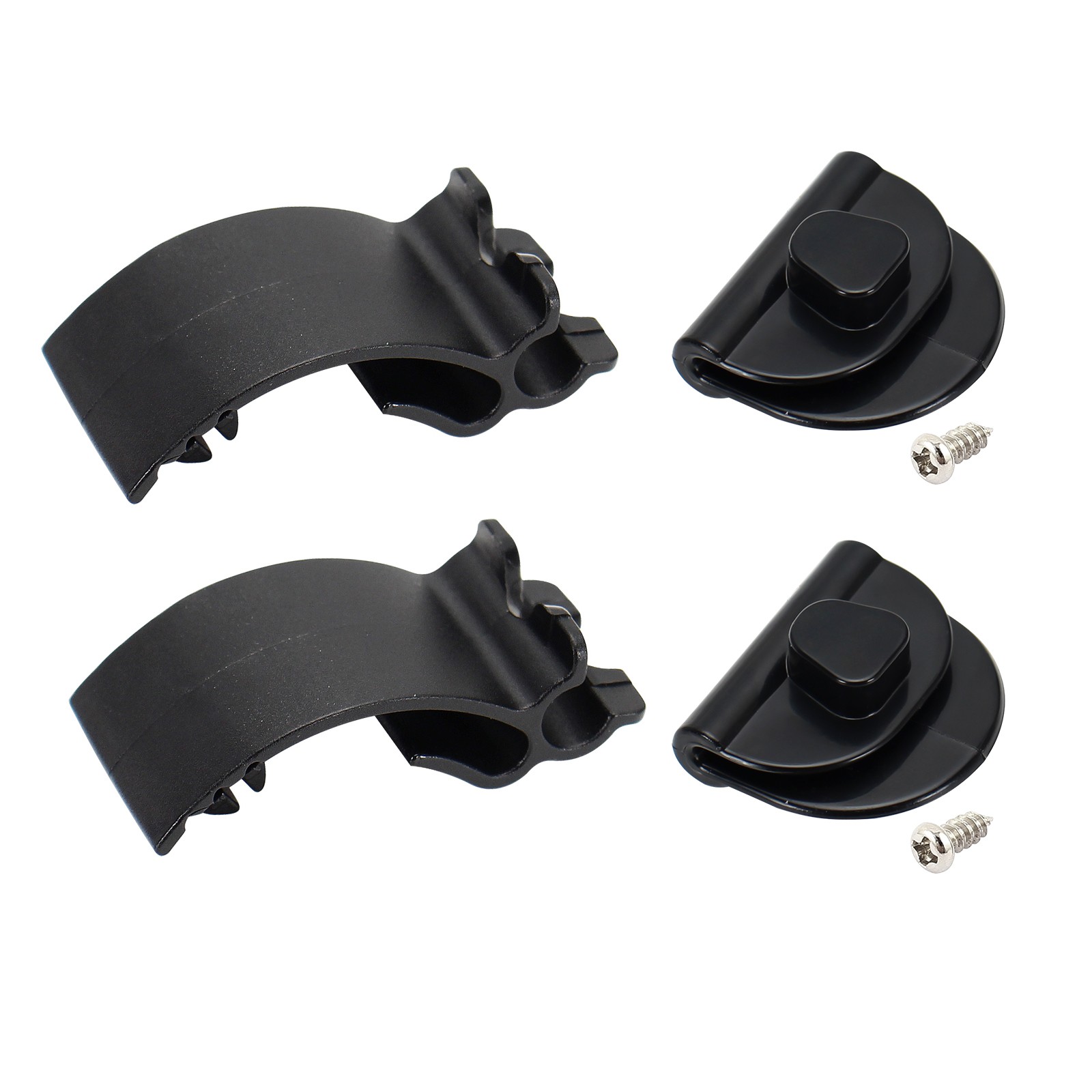 Left Side Battery Cover Clips For Harley Sportster XL883 XL1200 2004-2013 Black