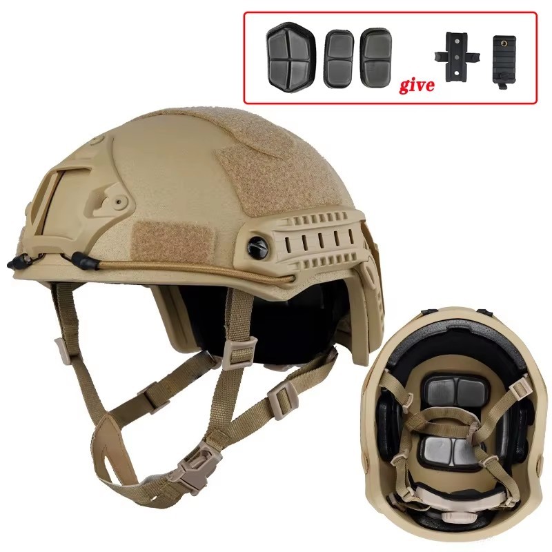 US SHIP FAST Army Real Bulletproof Level 3 Tactical Helmet UHMWPE BALLISTIC IIIA