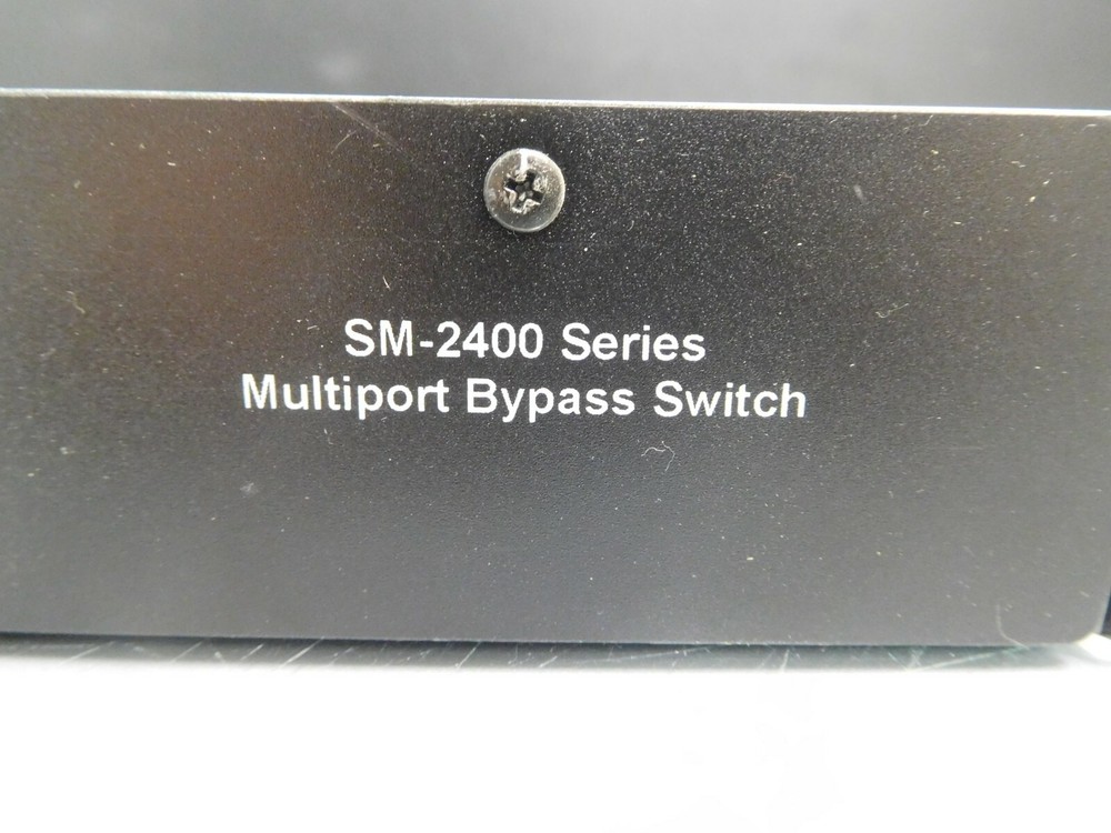 Shore Microsystems SM-2400 SM-2402 Multiport Bypass Switch w/ Rack Ears