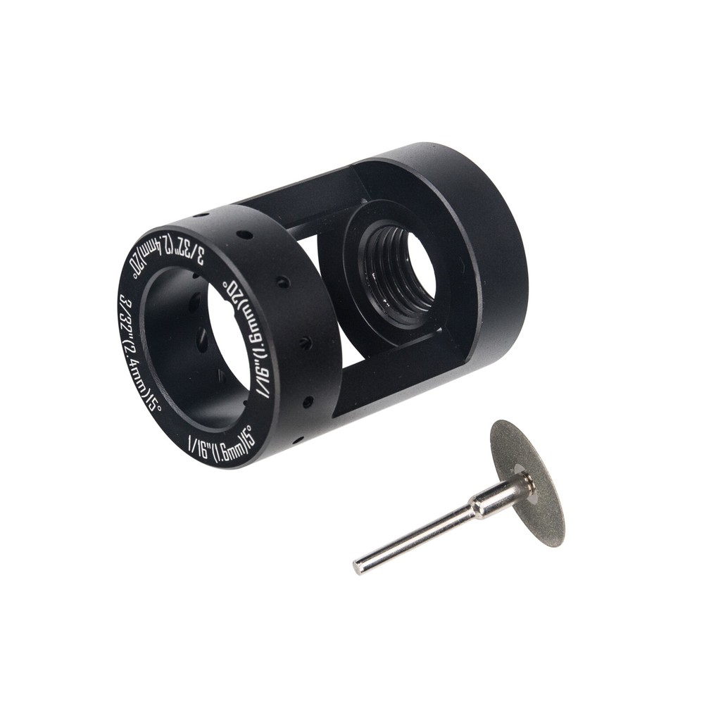 Aluminum Tungsten Electrode Sharpener Grinder Multi-Angle & Offsets TIG Welding