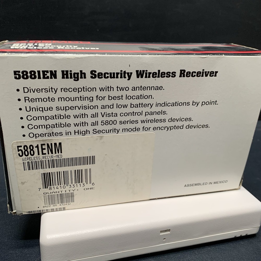 Amemco 588IENM High Security Wireless Receiver & Manual, Hardware.