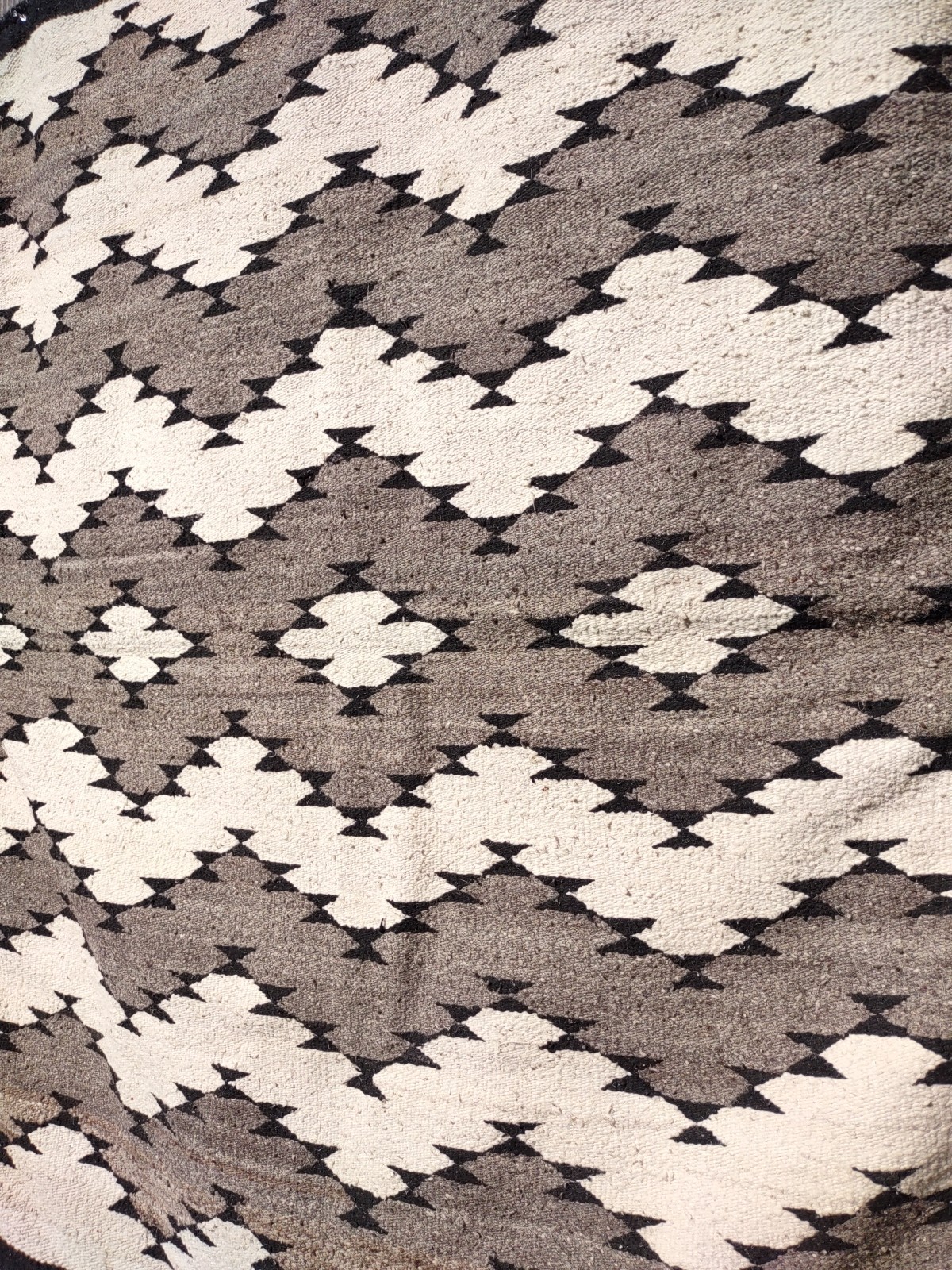 Navajo Rug Antique Native American Indian Blanket JB Moore 1920 58 x 45