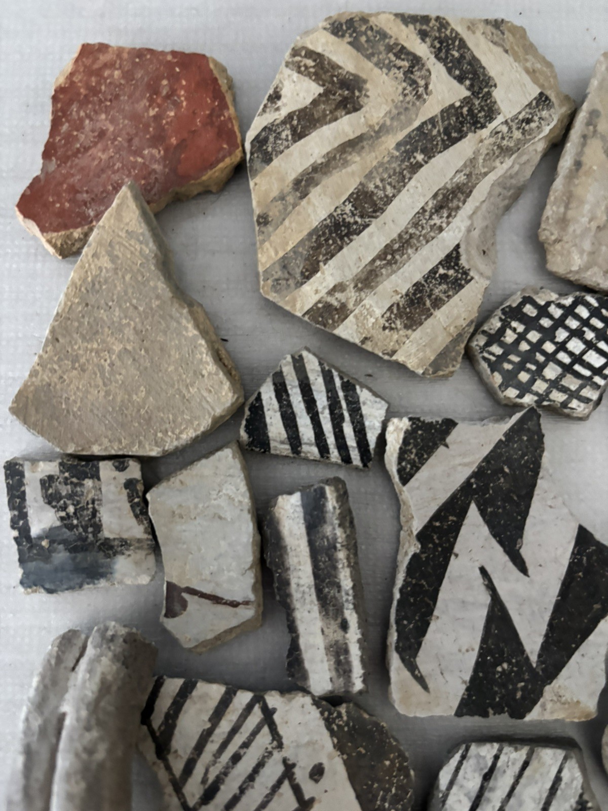 30+ Ancient Anasazi Native American Pottery Shards Arizona L8-E FREE SHIP