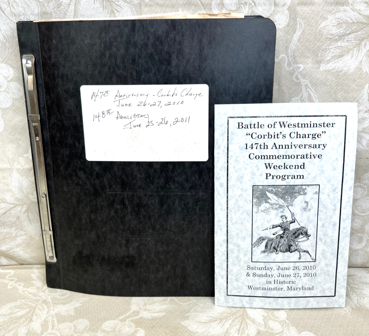 Civil War Binder, Battle of Westminster June 29th 1863, 2010-11 Reenactments