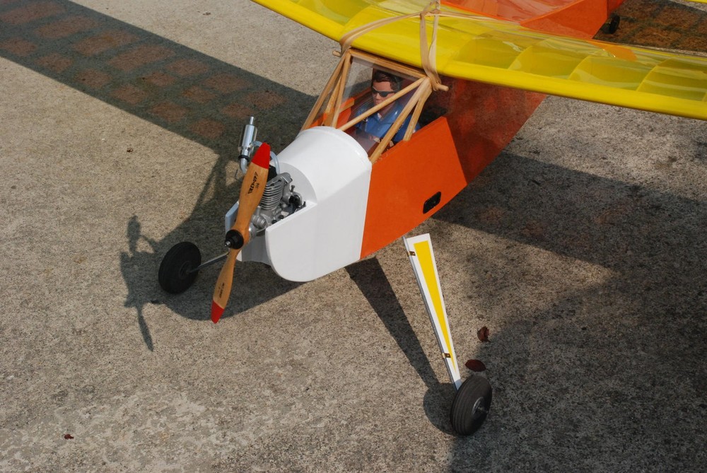 74 inch RCM Pacific Ace Oldtimer RC Balsa AIrplane Printed Plans