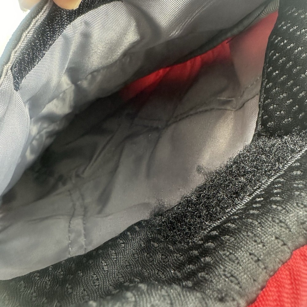 Camelback Backpack Red Mini Mule Kids Hydration Pack Black Flames NO BLADDER