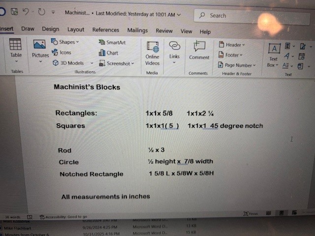 Machinist Set Up Blocks