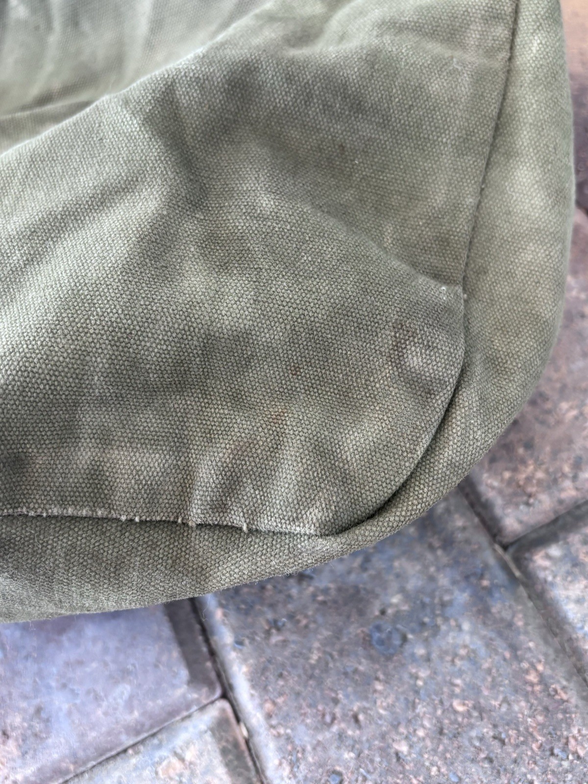 ORIGINAL WWII US ARMY INFANTRY SOLDIER GI DUFFLE BAG- TWEEDIE, 1944