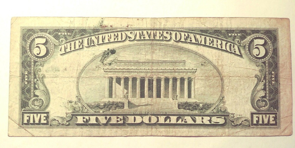Series 1928-E Star $5 Five Dollar U.S. Note (#PM-140)