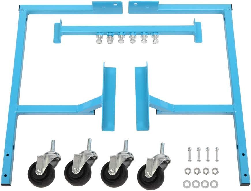 1000 lbs Engine Stand Steel Structure Rolling Engine Dolly For Ford Chevy Mover