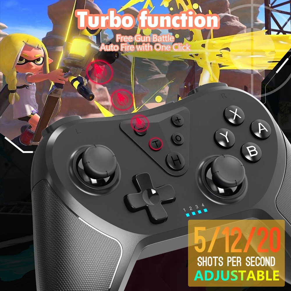 Wireless Pro Controller for Switch/Switch Lite/Switch OLED, T37 Wireless Switch