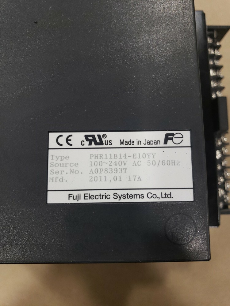 Fuji Electric PHR11B14-E10YY Communicator #19E39A96PR2