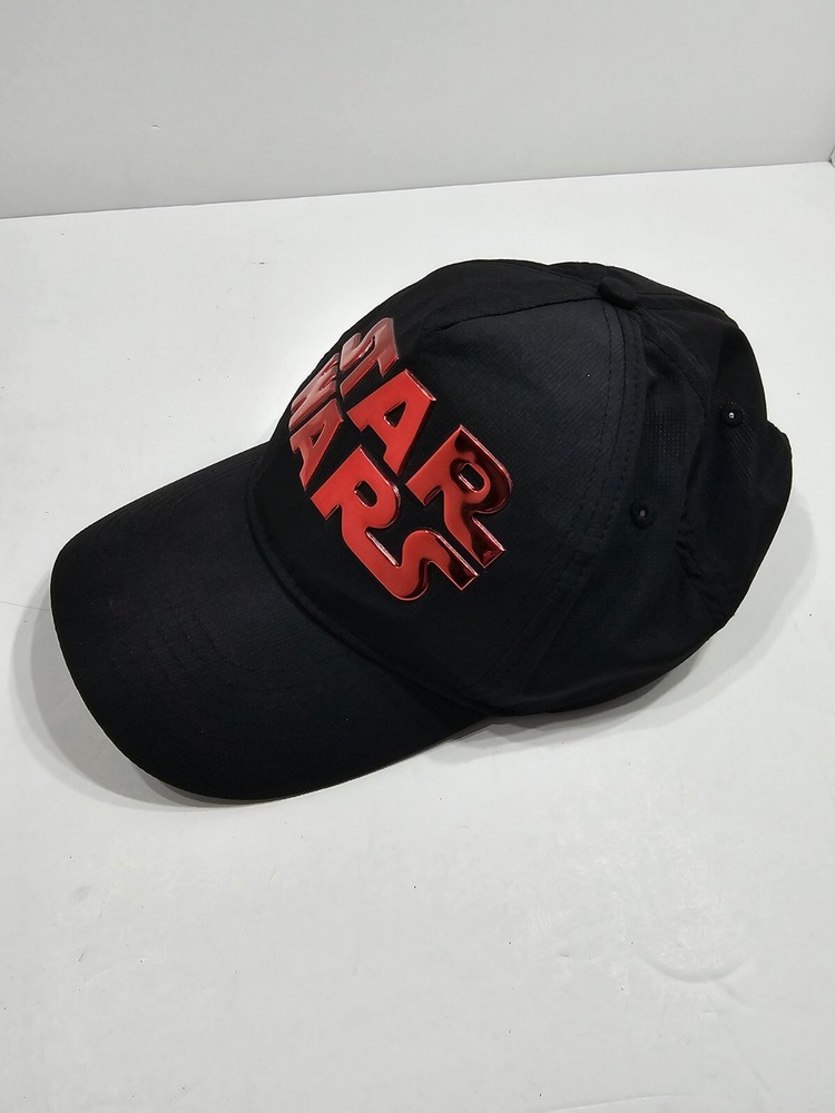Star Wars Dinsey Parks Hat Cap Black Red Adjustable