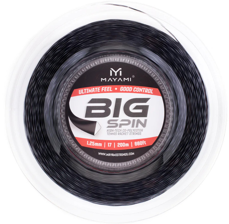 Mayami Big Spin Reel 200m | #1 Spin | 17g/1.25mm | Triangular Poly String