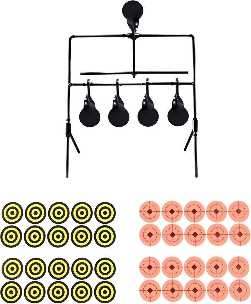 Durable Resetting Target with Steel Construction for Reliable Shooting Practice