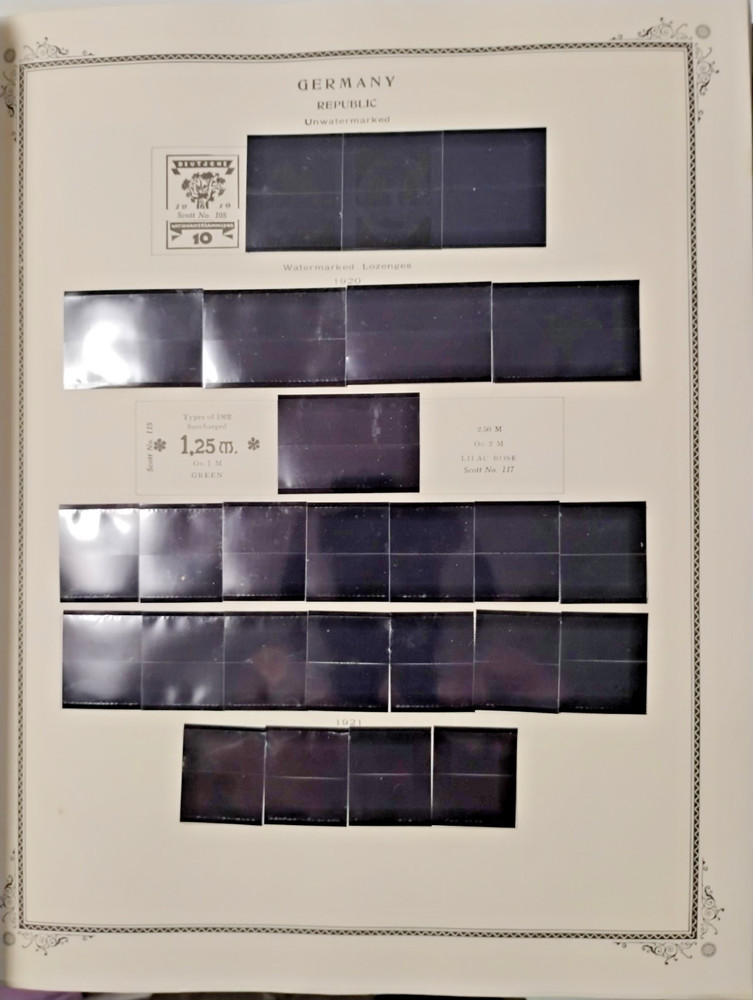 SCOTT GERMANY ALBUM, PART 1, 1868 - 1949