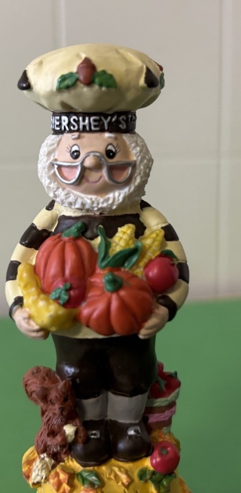 Hershey Chocolate Autumn Fall 2000 Fun Elf 5.5” Kurt Adler Bell