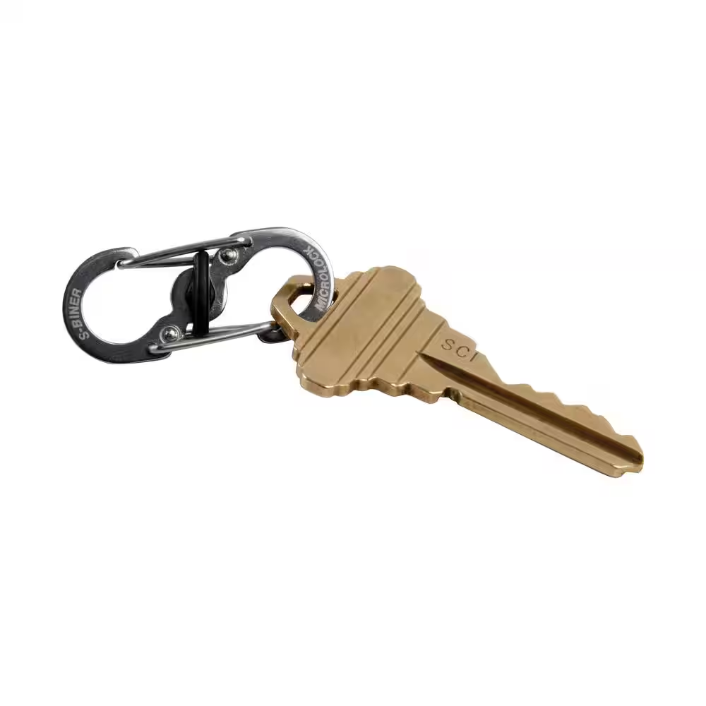 Stainless S-Biner Microlock (2-Pack)