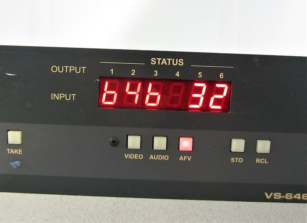 Kramer VS-646 6x6 Video/Balanced Audio Matrix