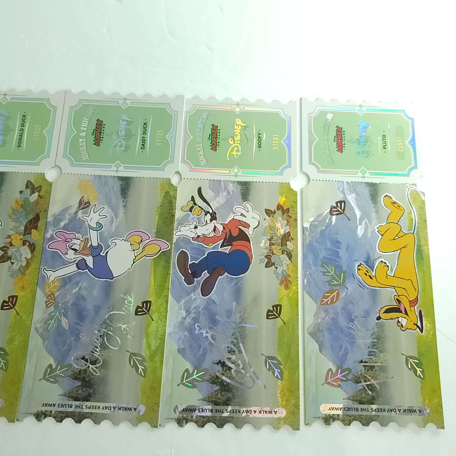 Kakawow DISNEY Mickey & Friends Large Ticket Jumbo Trading Card Limited Lot Of 6