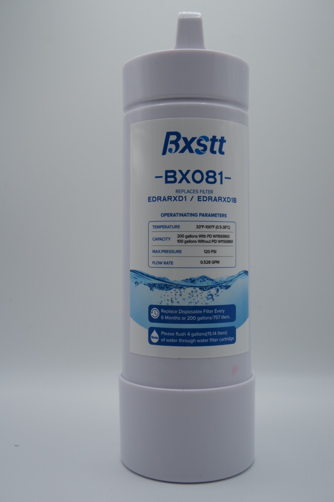 EDRARXD1 Refrigerator Water Filter Compatible with Whirlpool, 1 Pack