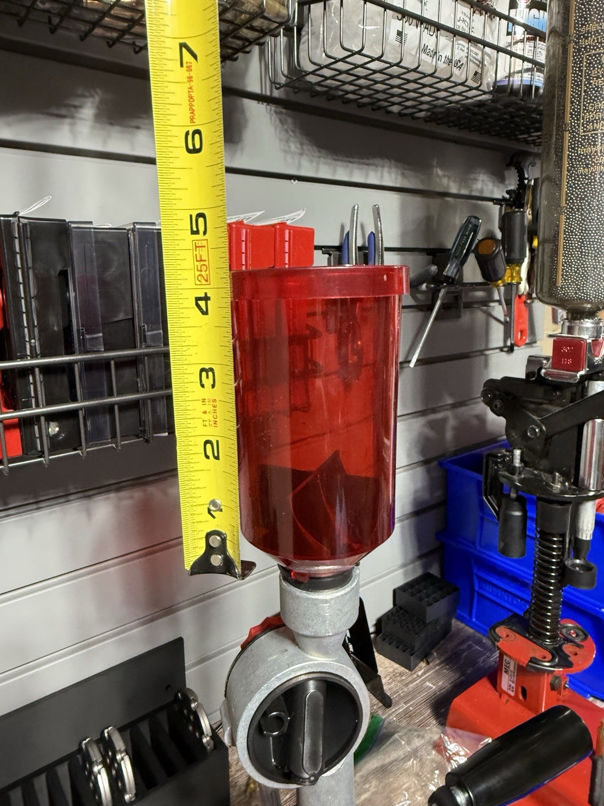 Powder Extension W Threaded Lid for Lee Auto Drum & Pro Auto Disk Powder Measure