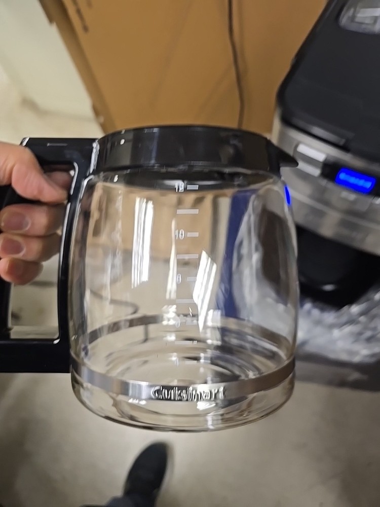 Cuisinart Automatic Grind & Brew 12-Cup Coffee Maker - Display Lcd Power TESTED