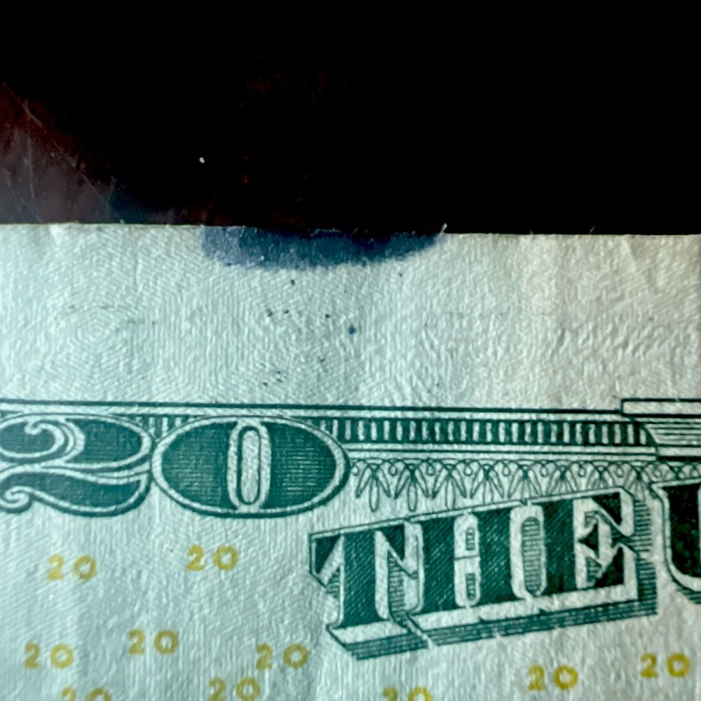 2017-A DOLLAR BIll INK ERROR