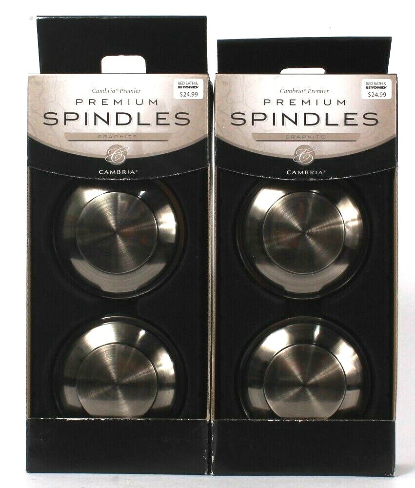 2 Cambria Premier Premium Spindles Graphite 2 Pack