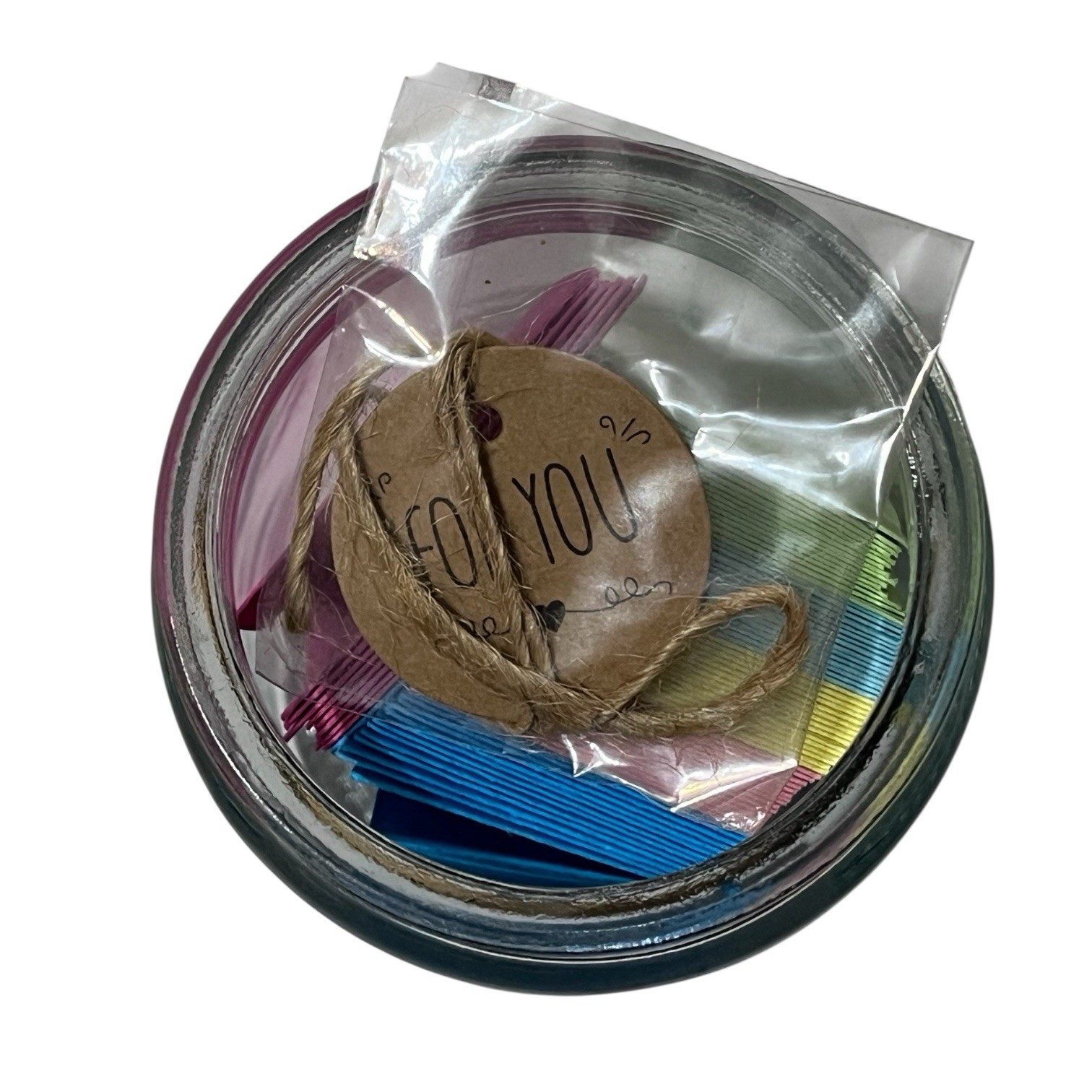 Bible Verse Jar, Read Me When Bible Verses Jar with Color Coded Bible Verses