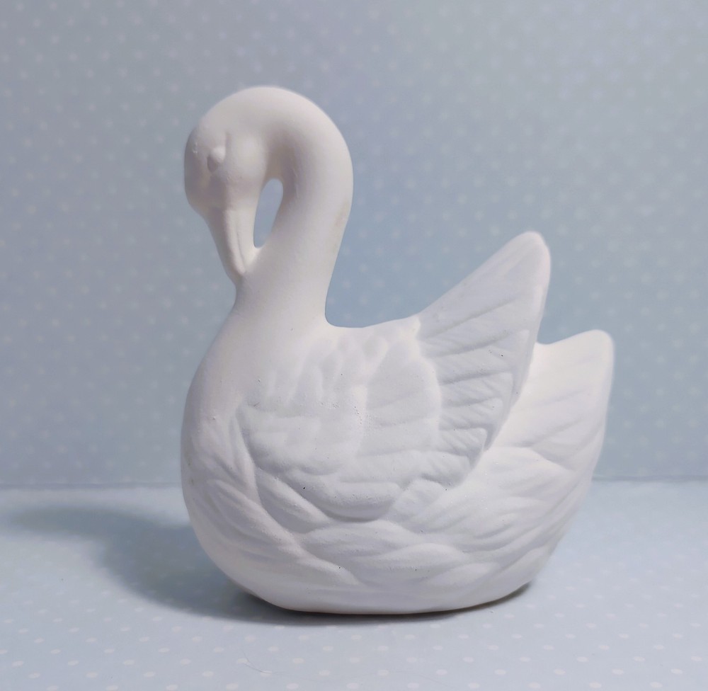 Swan ~ Ceramic Bisque Ready to Paint