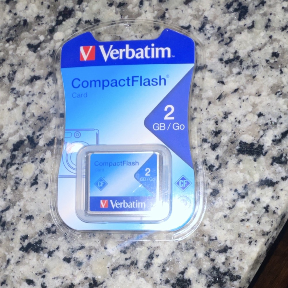 Verbatim CompactFlash Card 2GB Universal Storage Memory Card
